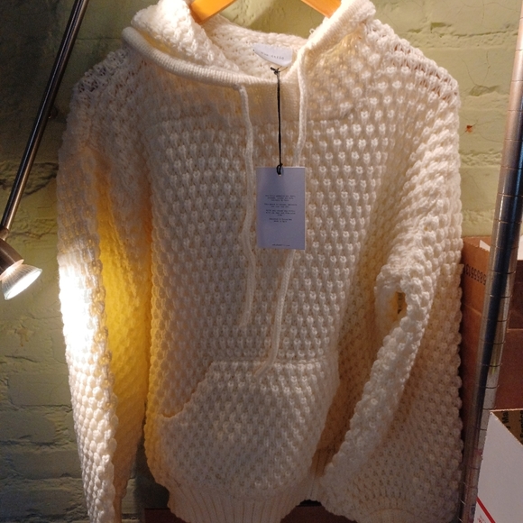 Rue Stiic Sweaters | Sale! Last 1 Rue Stiic Popcorn Hoodie Sweater | Color: Cream/White | Size: S | Myposhpunky's Closet